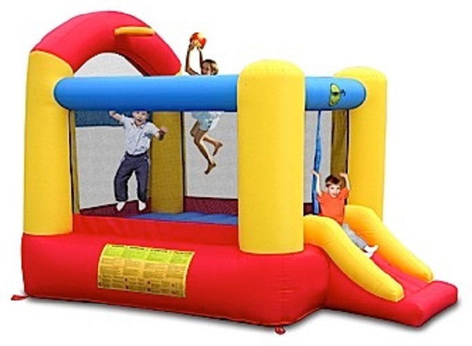 Soft Play Packages - Blue & Grey - Soft Play Ball Pit & Jumping Castle