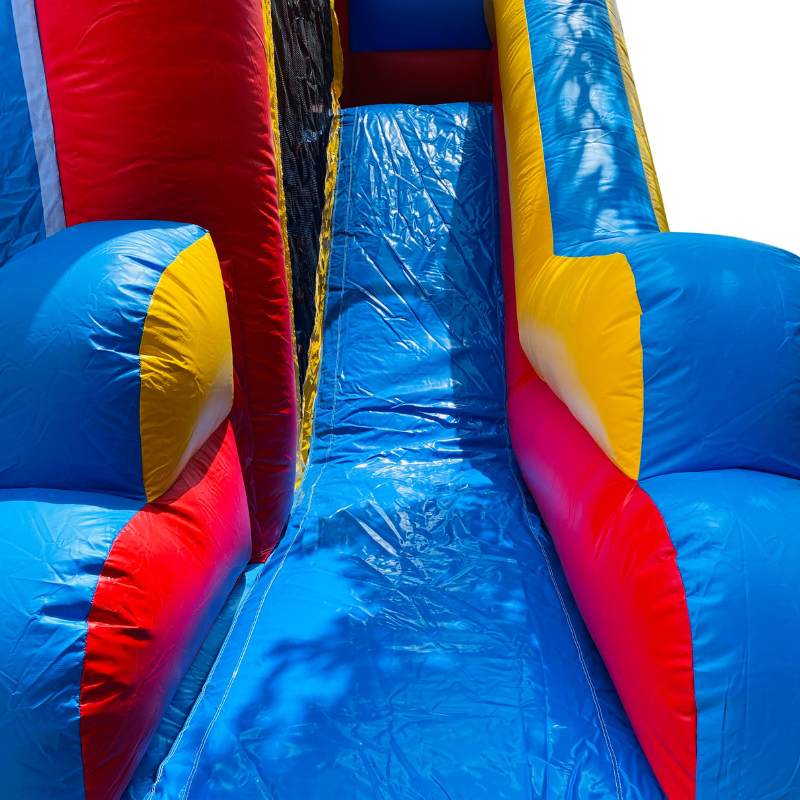 Jumping Castle Hire - Blue Combo Gamer Jumping Castle