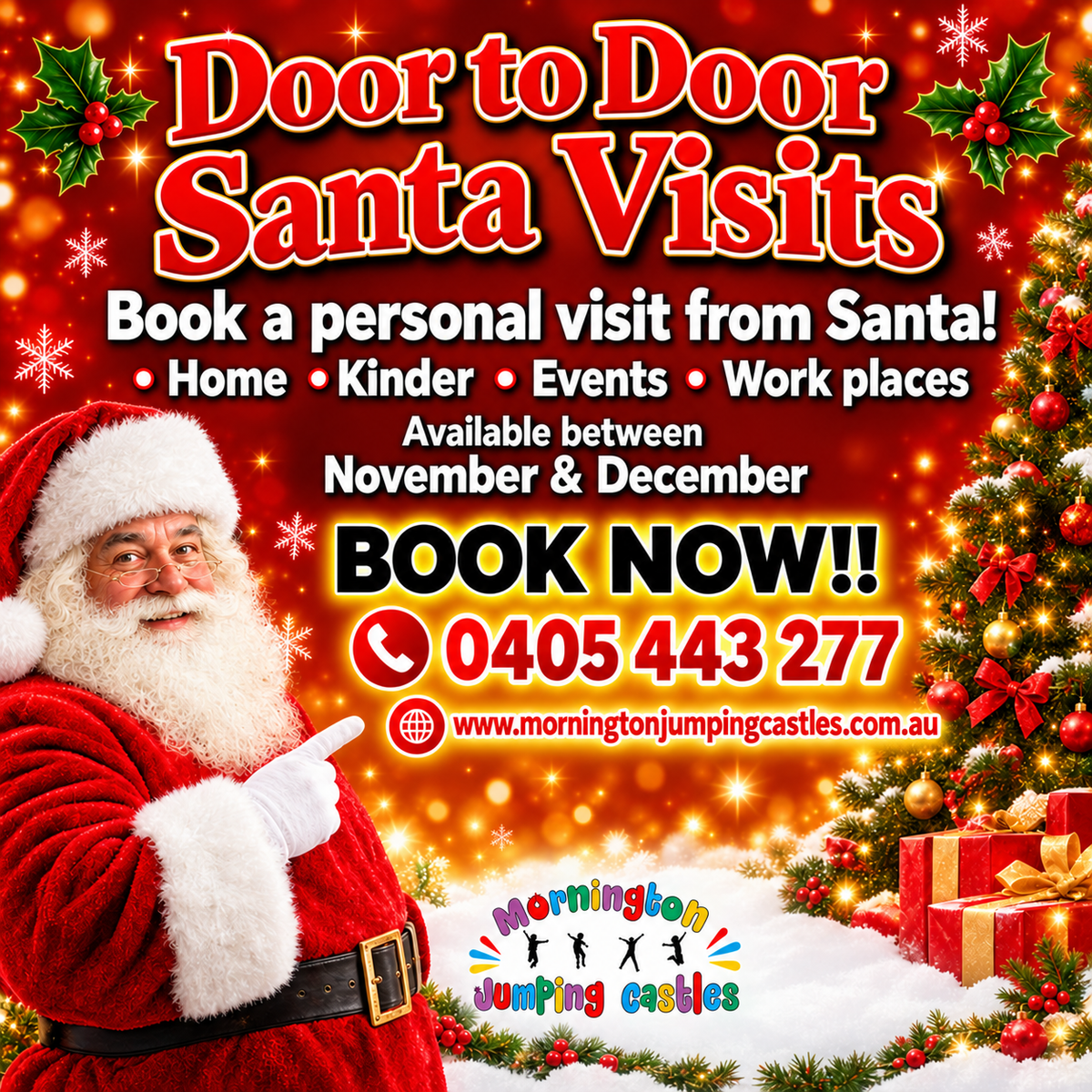 Door-to-Door Santa Visits – Mornington Peninsula