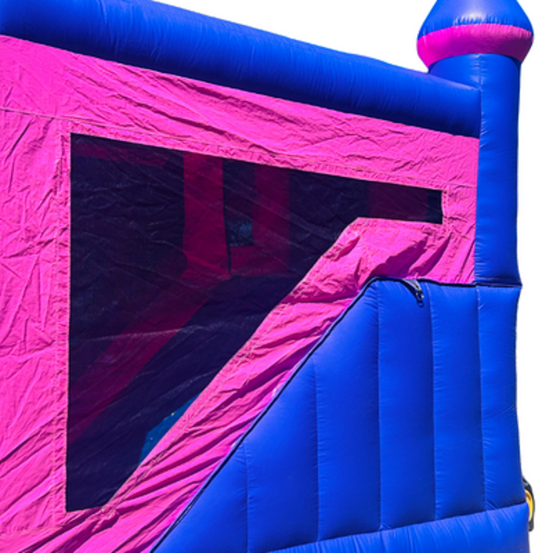 Jumping Castle Hire - Pink Combo Inside Slide - Barbie Horse
