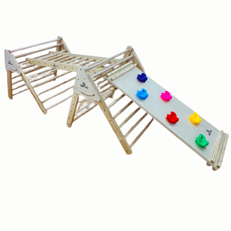 Toy Hire Package - Wooden Equipment - Rock & Climb - Jumping Castle - Pirate Ship Ball Pit