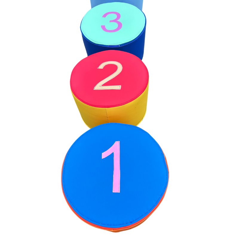 Toy Hire - Soft Play Stepping Stones x 10