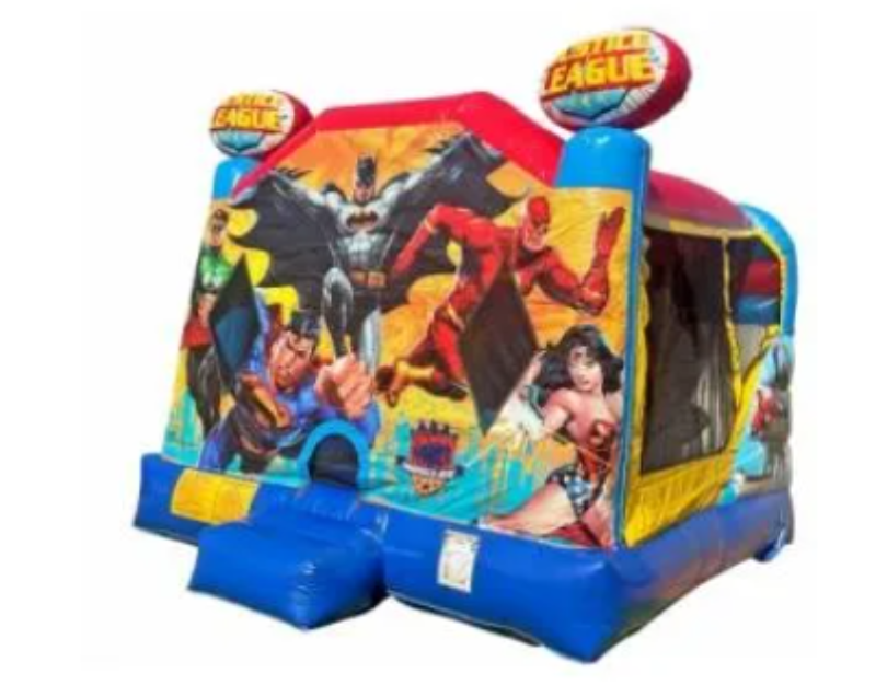 Jumping Castle Hire - Inside Slide - Avengers Water Slide