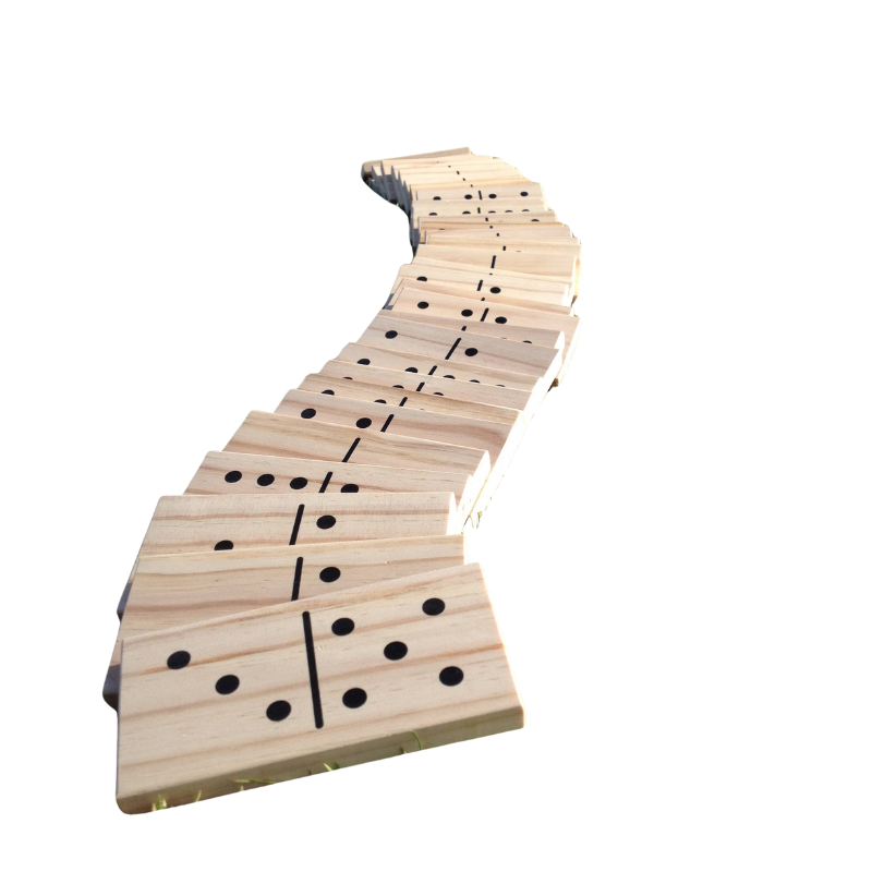 Game Hire - Mega Wooden Dominoes
