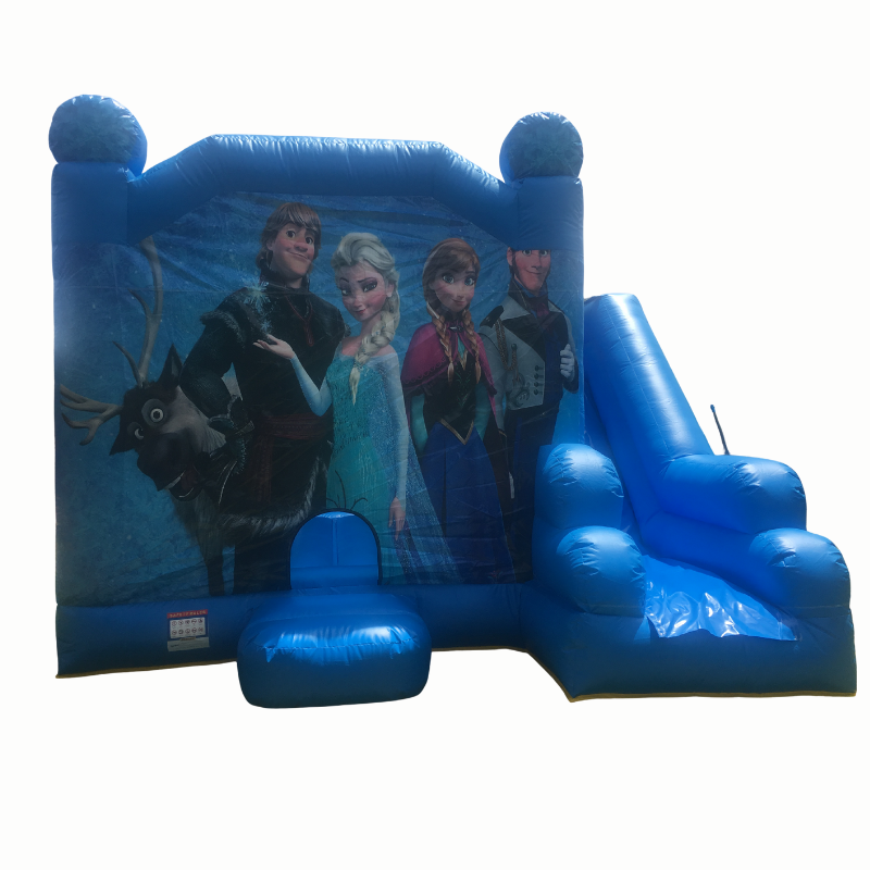 Jumping Castle Hire - Outside Slide - Frozen Jumping Castle