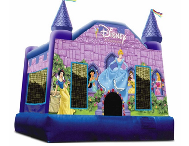 Jumping Castle Hire - No Slide - Princess Jumping Castle