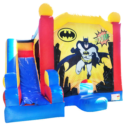 Jumping Castle Hire - Blue Combo Batman Jumping Castle