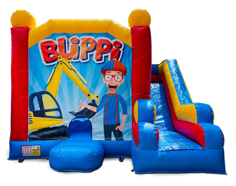 Jumping Castle Hire - Blue Combo Blippi Jumping Castle