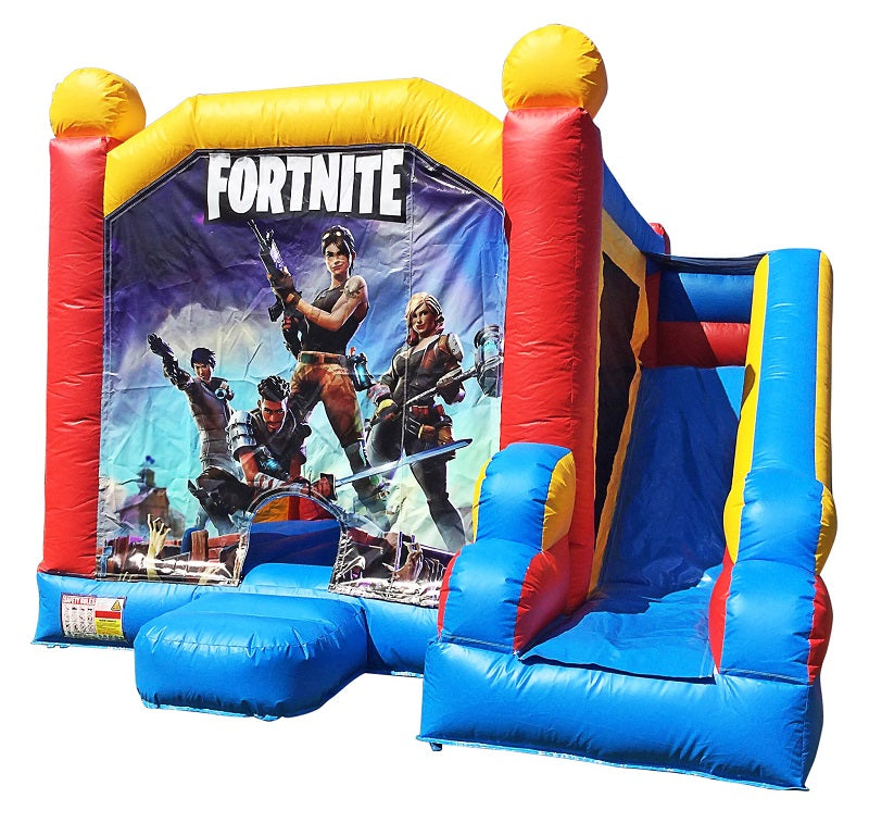 Jumping Castle Hire - Blue Comb Fortnight Jumping Castle