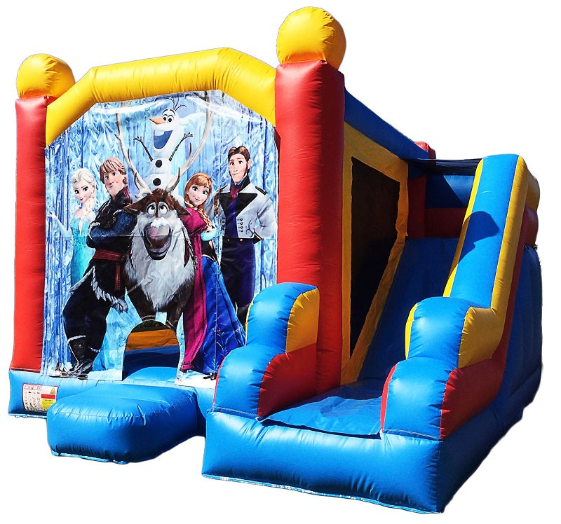 Jumping Castle Hire - Blue Comb Frozen Jumping Castle
