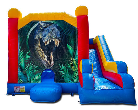 Jumping Castle Hire - Blue Combo Jurassic Park Jumping Castle