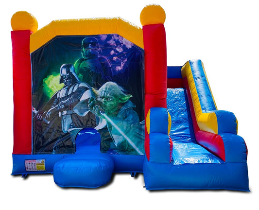 Jumping Castle Hire - Blue Combo Star Wars Jumping Castle