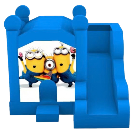 Jumping Castle Hire - Blue Compact - Minions Party