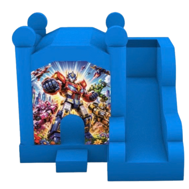 Jumping Castle Hire - Blue  Compact - Transformers