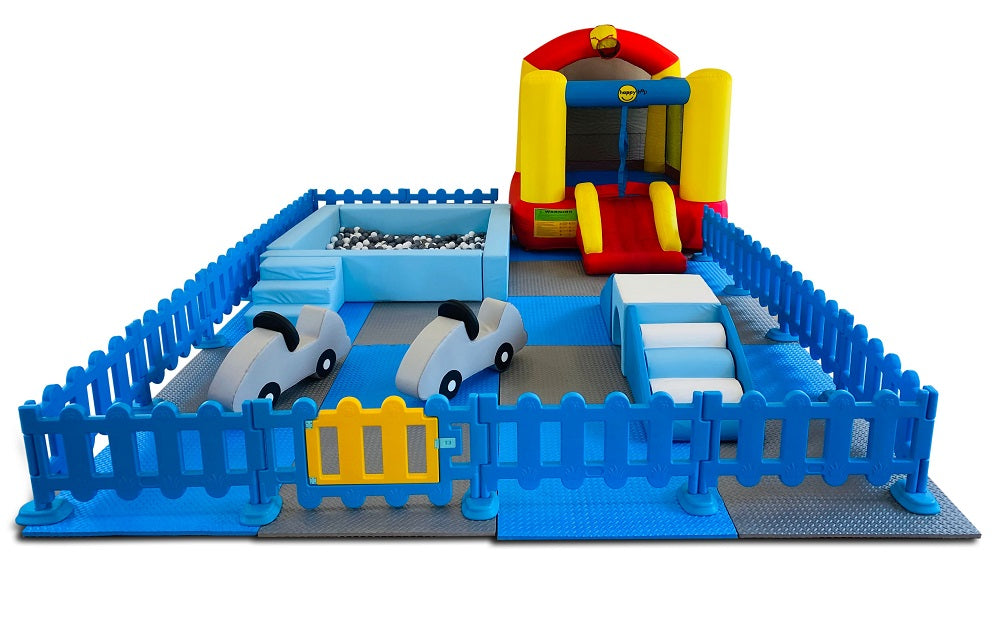 Soft Play Packages  - Blue & Grey - Soft Play Complete Deluxe Entertainmment Package