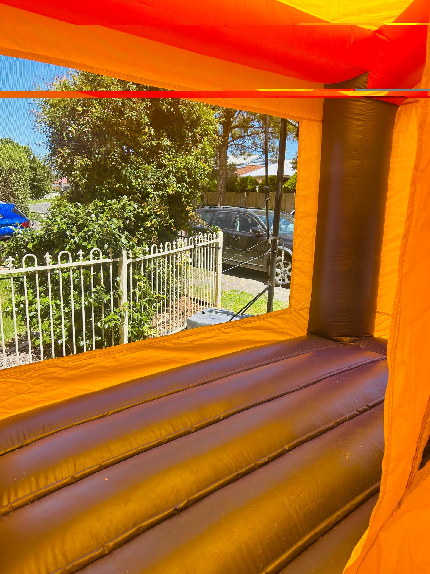 Jumping Castle Hire - Blue Combo Inside Slide - Pokemon