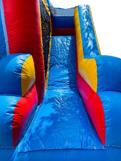 Jumping Castle Hire - Blue Combo Jurassic Park Jumping Castle