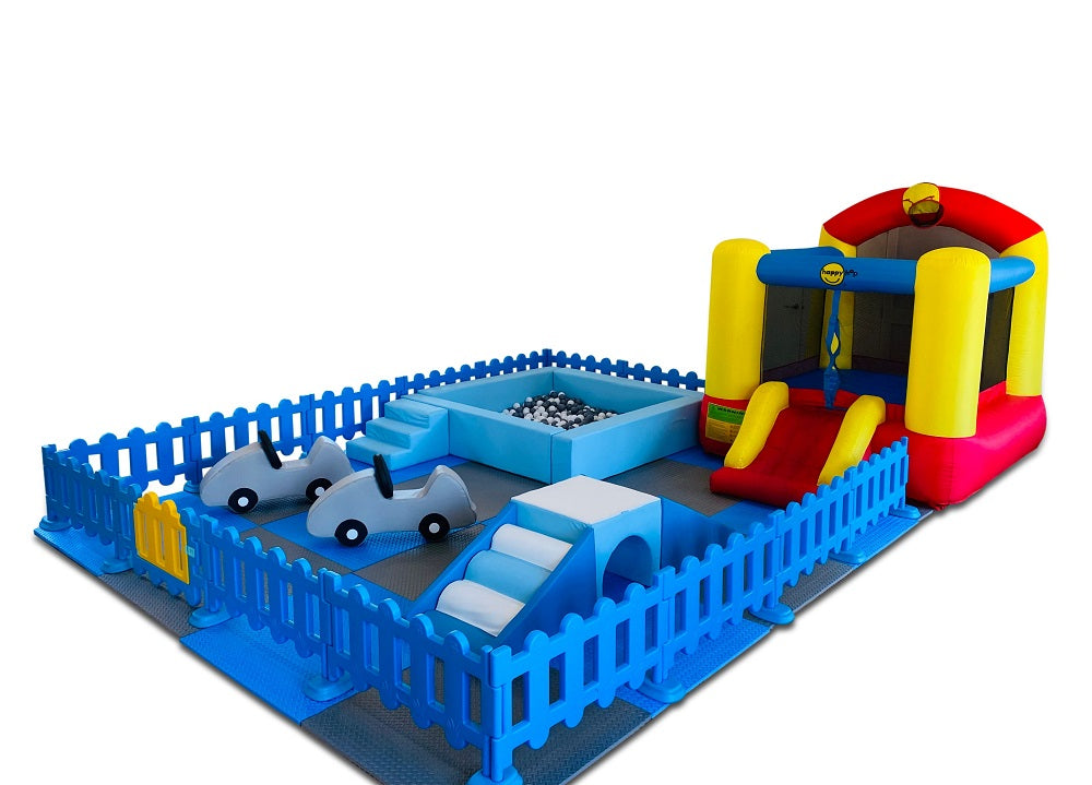 Soft Play Packages  - Blue & Grey - Soft Play Complete Deluxe Entertainmment Package