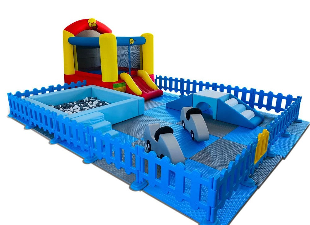 Soft Play Packages  - Blue & Grey - Soft Play Complete Deluxe Entertainmment Package