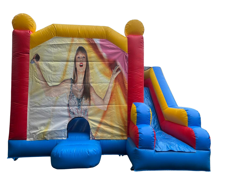 Jumping Castle Hire - Blue Comb Taylah Swift Jumping Castle