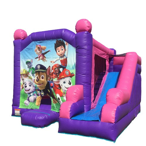 Jumping Castle Hire - Pink Combo Paw Patrol Jumping Castle