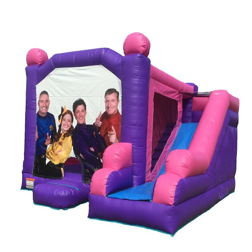 Jumping Castle Hire - Pink Combo The Wiggles Jumping Castle