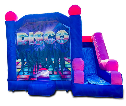 Jumping Castle Hire - Pink Combo Disco Jumping Castle