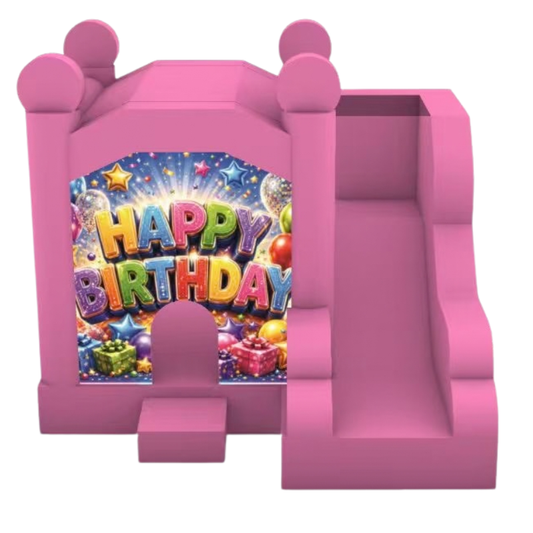 Jumping Castle Hire - Pink Compact - Happy Birthday Presents