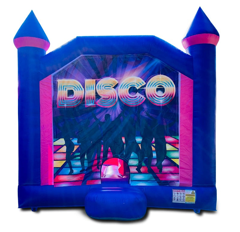 Jumping Castle Hire - Pink Combo Inside Slide - Disco