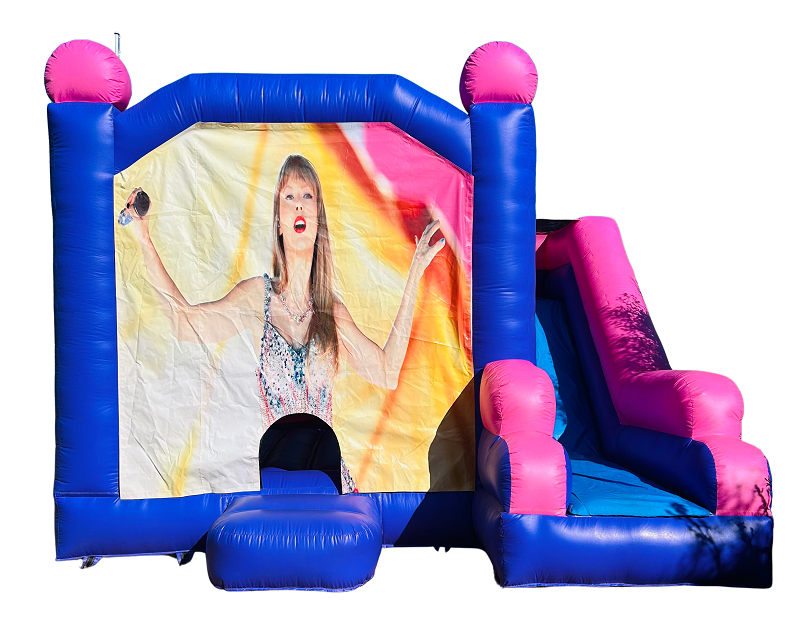 Jumping Castle Hire - Pink Combo Taylah Swift Jumping Castle