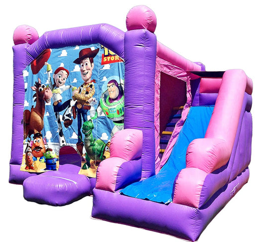 Jumping Castle Hire - Pink Combo Toy Story Jumping Castle