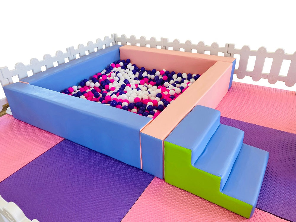 Soft Play Packages  - Pink & Purple - Soft Play Ball Pit & Fencing