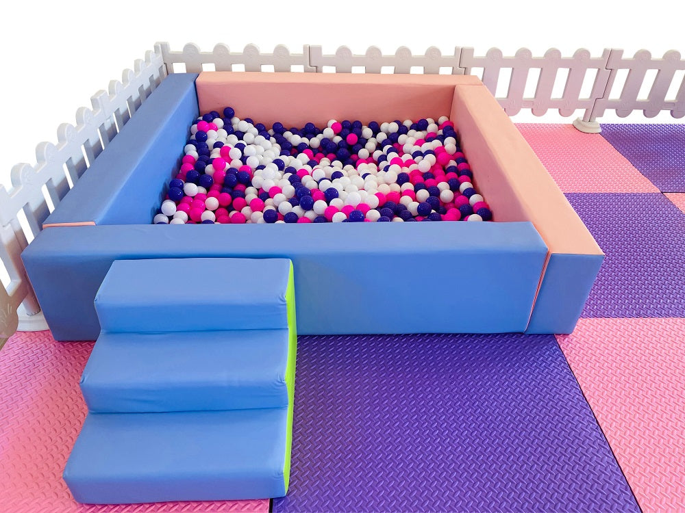 Soft Play Packages  - Pink & Purple - Soft Play Ball Pit & Fencing
