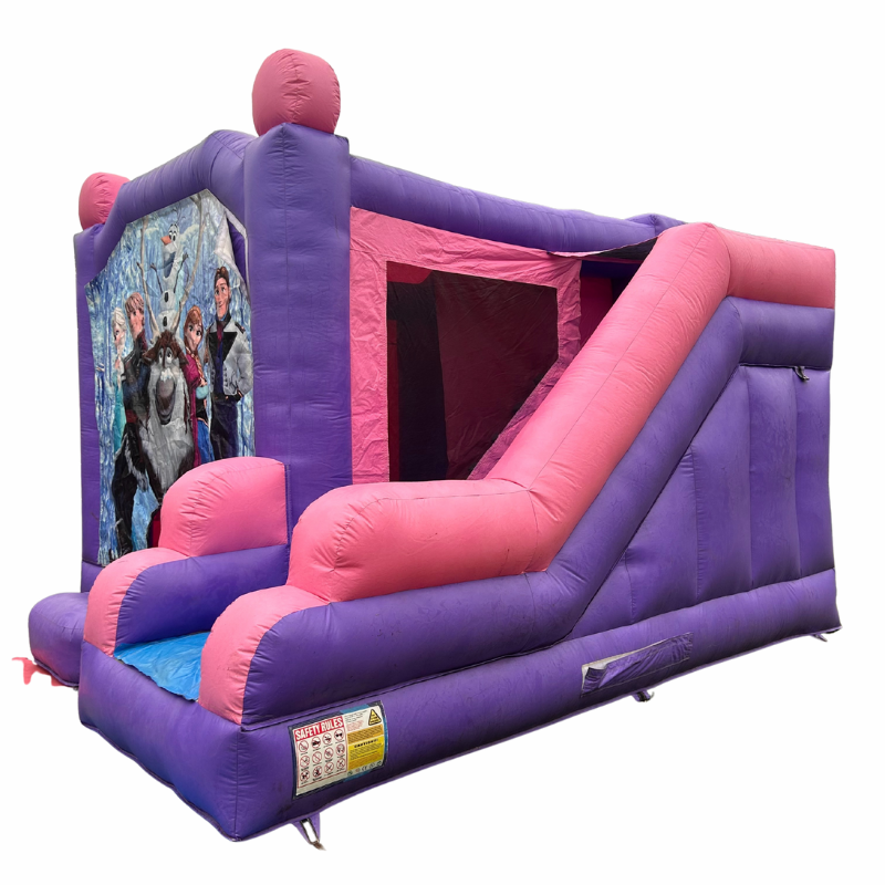 Jumping Castle Hire - Pink Combo Frozen Jumping Castle