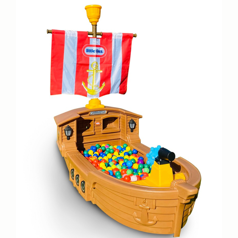 Toy Hire Package - Wooden Equipment - Rock & Climb - Jumping Castle -  Pirate Ship Ball Pit