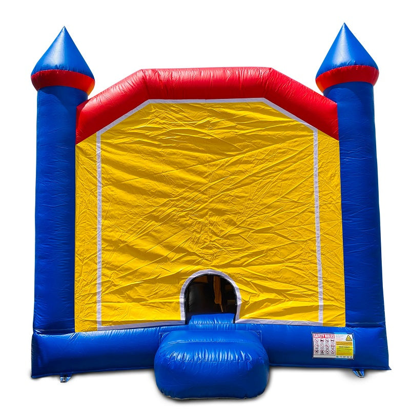 Jumping Castle Hire - Blue Combo Inside Slide - Plain
