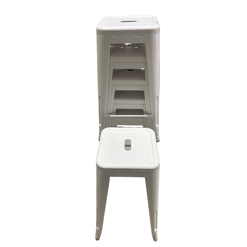 Table & Chair Hire - Bar Stools Hire - White x 8 Package Deal