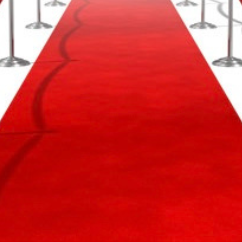 Teen & Adult Hire - Red Carpet & Bollards x 9m