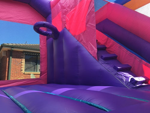 Jumping Castle Hire - Pink Combo Encanto Jumping Castle