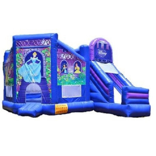 Jumping Castle Hire - Outside Slide - Princess Atlanta Jumping Castle