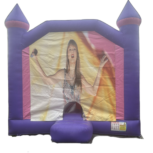 Jumping Castle Hire - Pink Combo Inside Slide - Taylah Swift